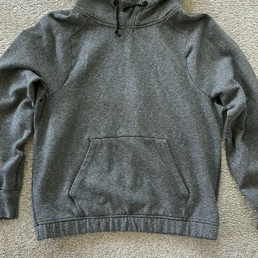 Lululemon Grey Hooded Pullover Sweatshirt - Picture 3 of 8